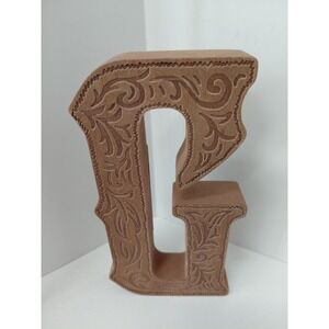7" Santa Fe Monogram Tabletop Fall Décor letter "G" by Ashland
